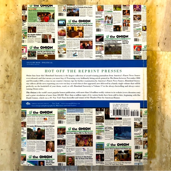 The Onion - Finest News Reporting, Homeland Insecurity and Our Dumb Century - Picture 8 of 13